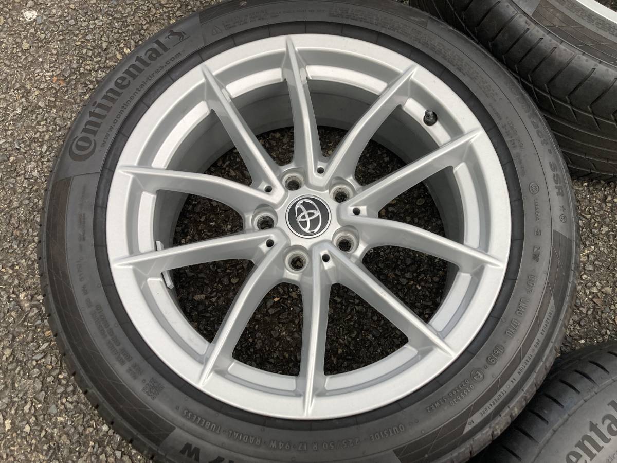 ☆トヨタ スープラ SZ 90 純正 17インチタイヤホイール 7.5J+24 8.5J