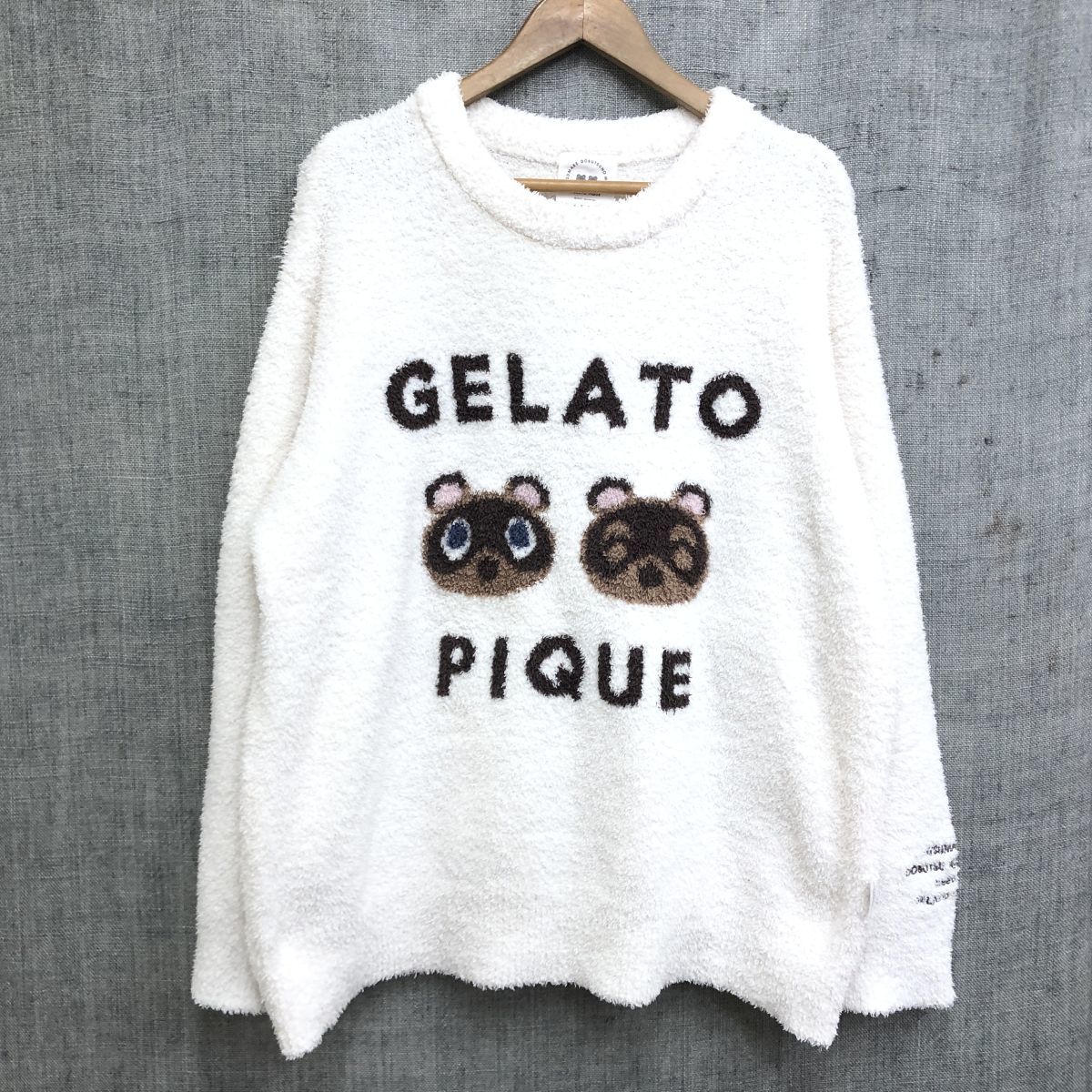 どうぶつの森　ジェラピケ K1579-O-N◇gelato pique ジェラートピケ ニットセーター どうぶつの森