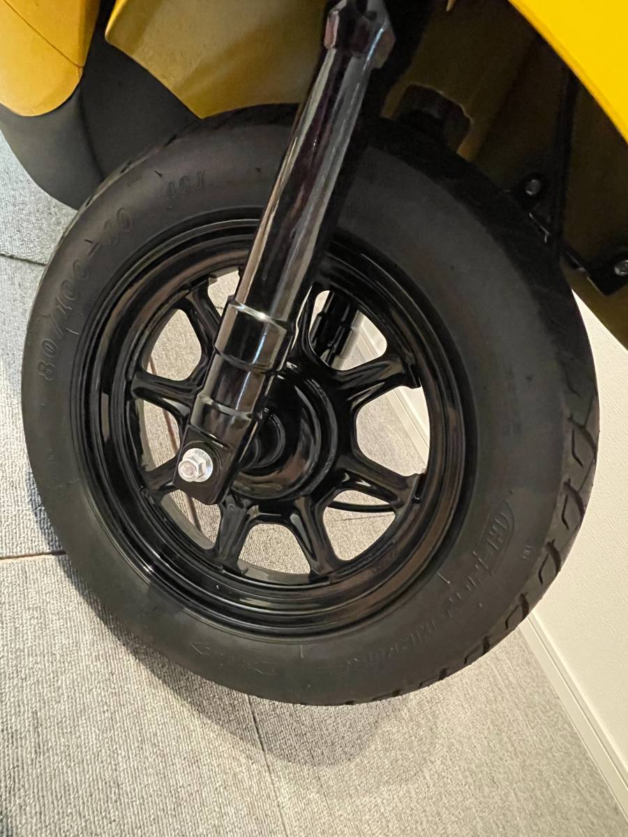 【2023年7月23日納車】ヘルメットなどの付属品付　YAMAHA　ビーノ黄色　走行距離218キロ（9月15日時点）　_3