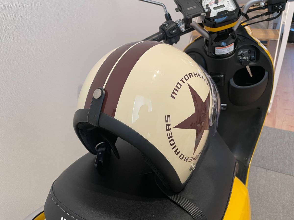 【2023年7月23日納車】ヘルメットなどの付属品付　YAMAHA　ビーノ黄色　走行距離218キロ（9月15日時点）　_4