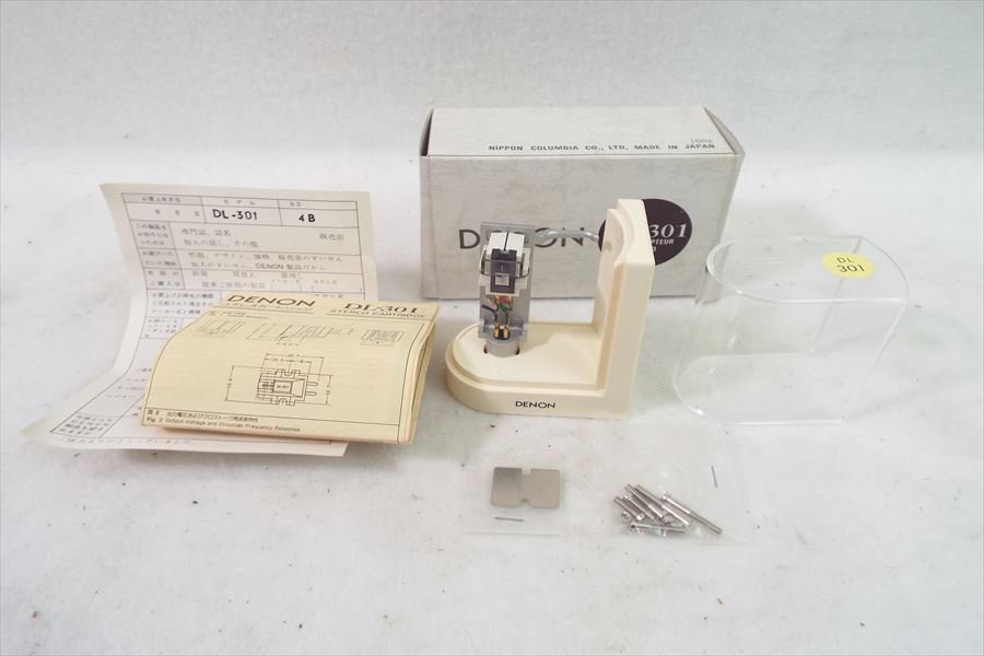 『現状販売』DENON　DL-301　カートリッジ ▽ DENON デノン DL-301 カートリッジ 元箱付き 中古 現状品
