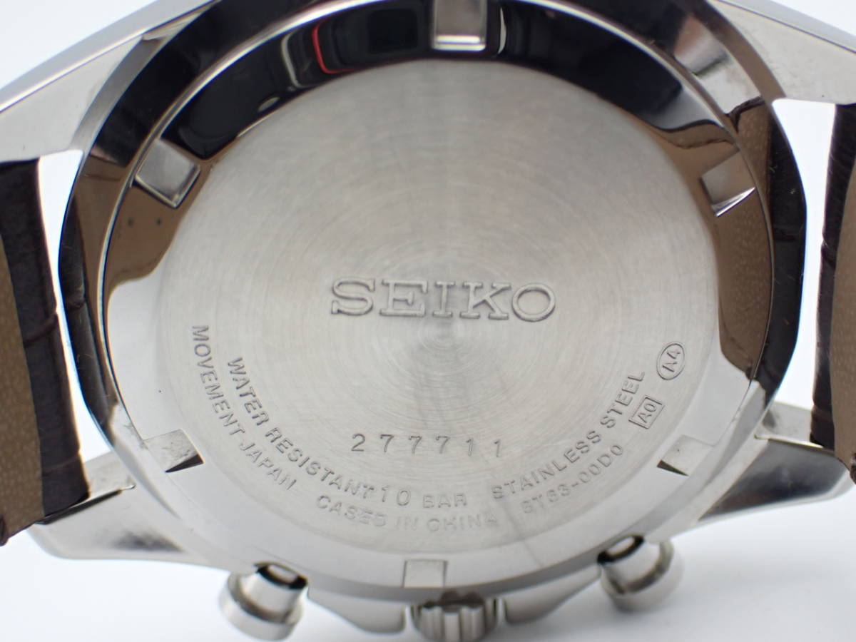 美品☆1円～☆稼働品☆SEIKO セイコー QZ 8T63-00D0 スピリット 