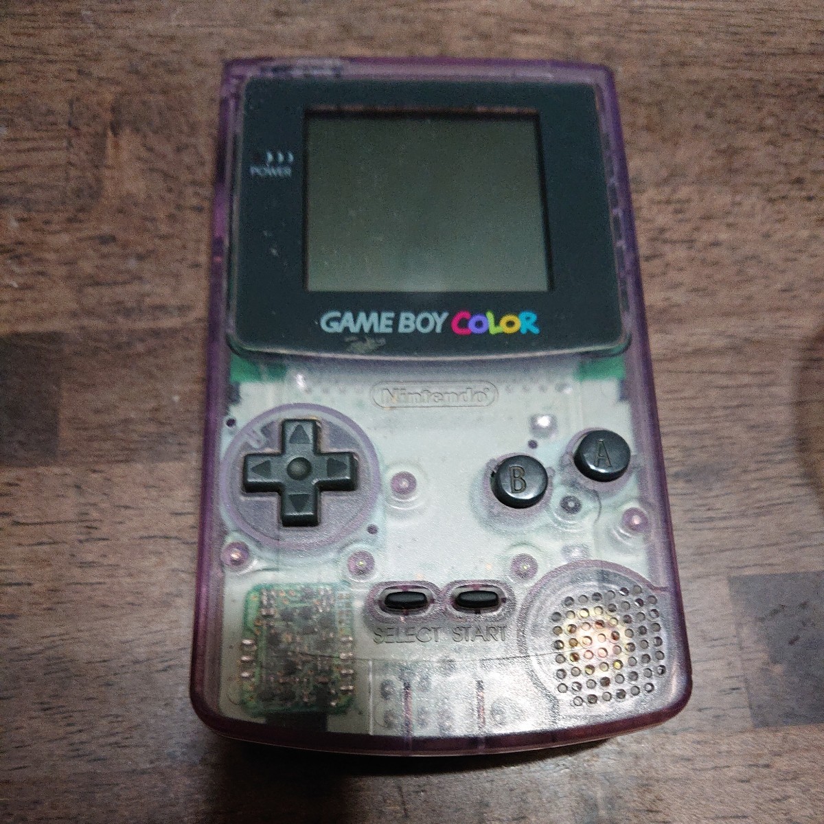 任天堂 ゲームボーイカラー クリアパープル