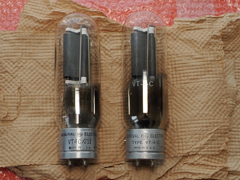 真空管 GE製 UV211／VT-4C ペア(2本) 中古品（ジャンク品