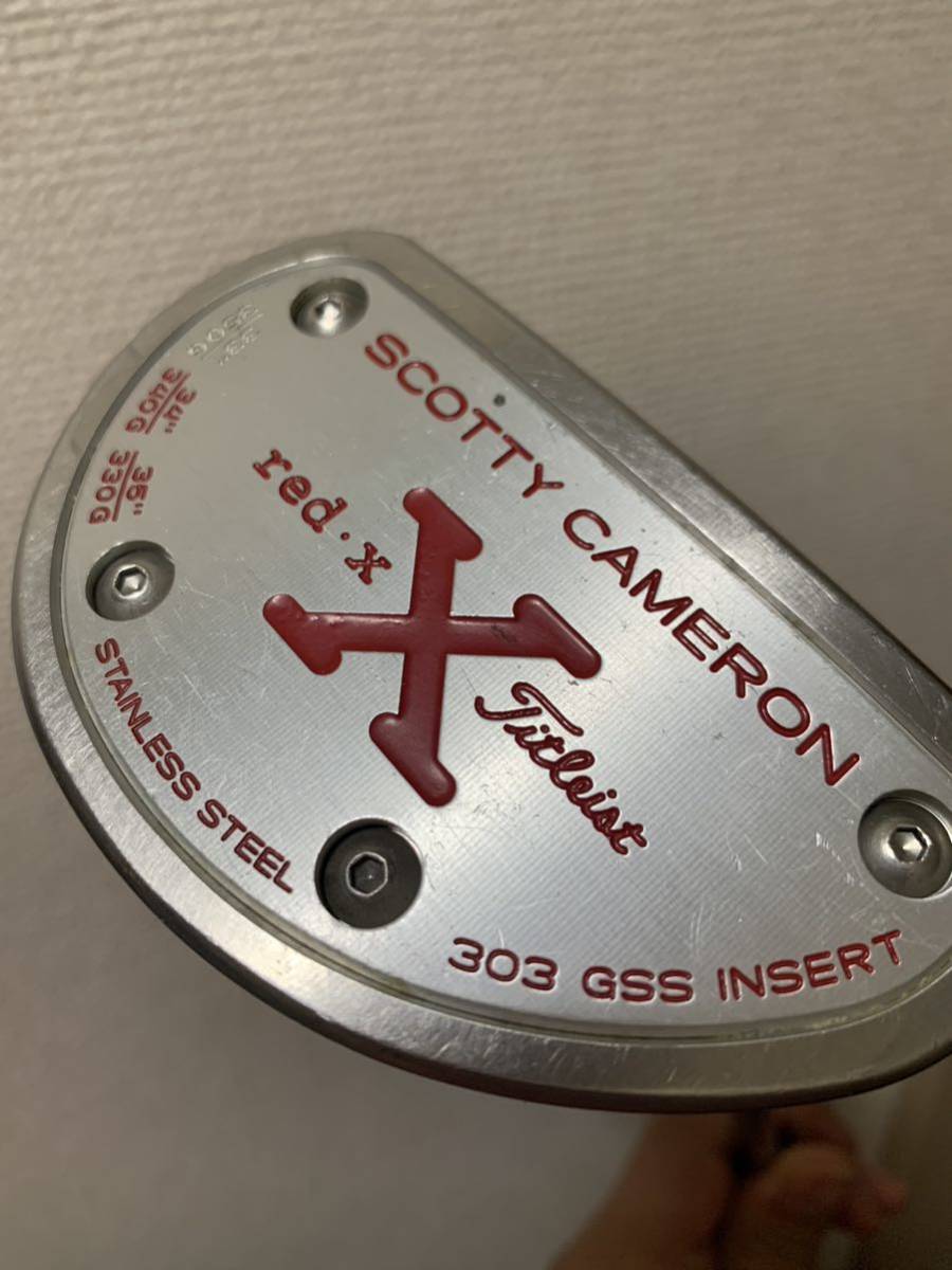 訳あり スコッティキャメロン RED X2 GSSインサート 33インチ 548g X2