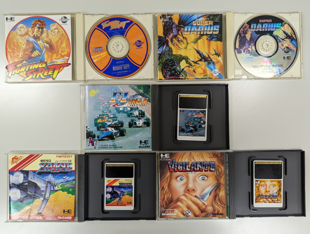 PCエンジン　まとめて12枚　ジャンク一応可動品 PCエンジン ソフト 29本 中古 ジャンク
