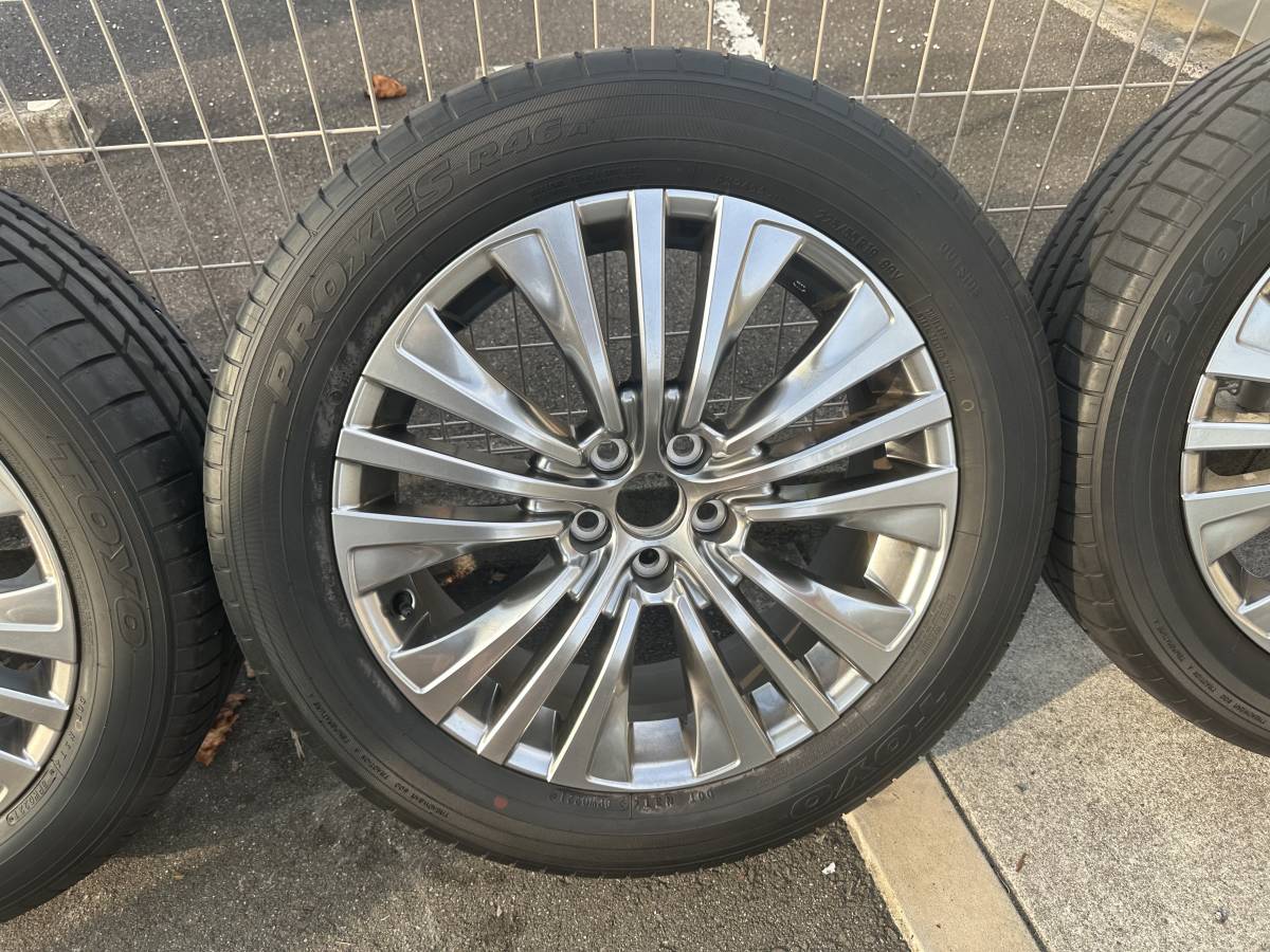 新車外し】80系ハリアーZレザーパッケージ 19インチ純正ホイール