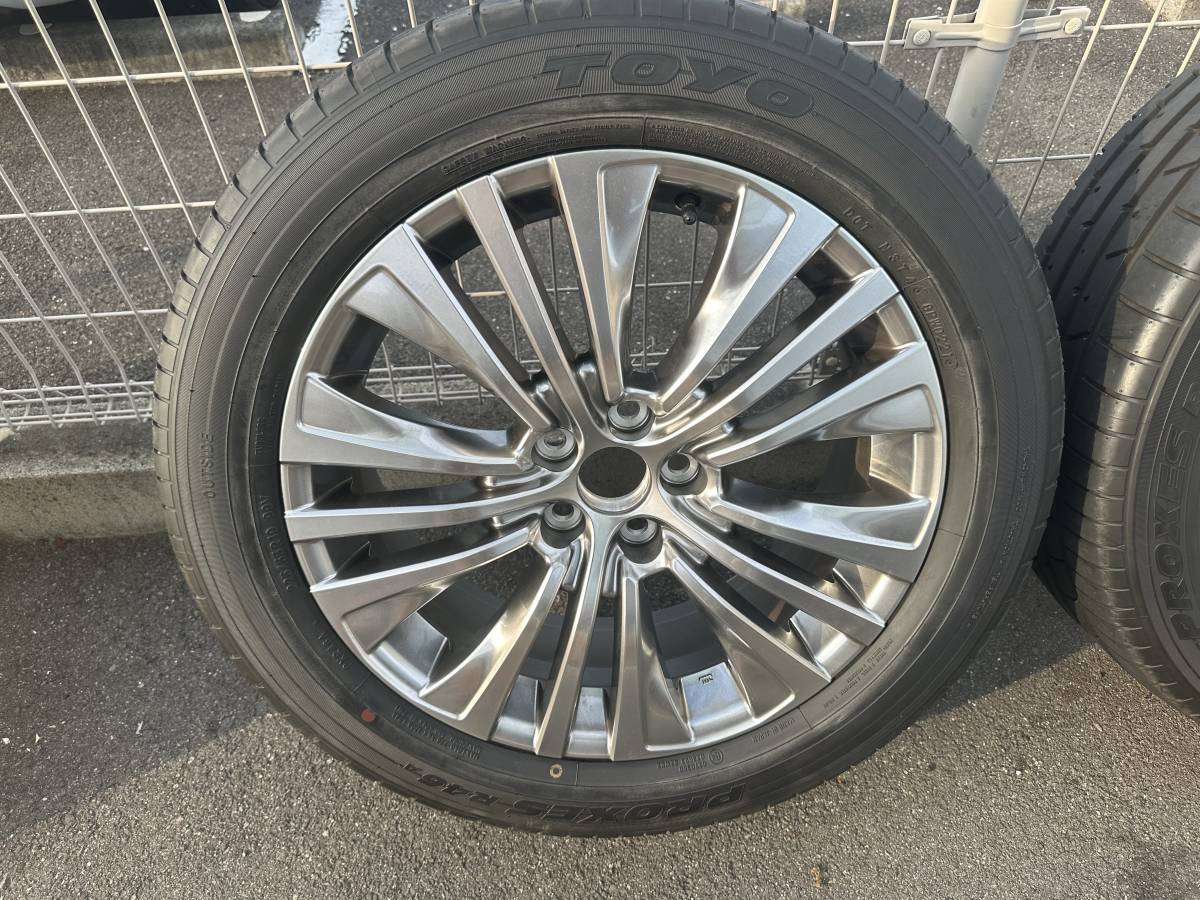 新車外し トヨタ 80系 ハリアー Zレザーパッケージ 純正 19×7J+35 