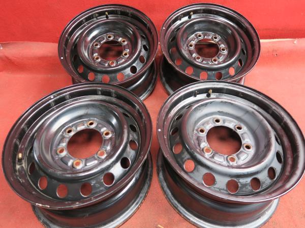 スチール ホイール 4本 トヨタ ハイエース 200系 純正 15×6J 6穴
