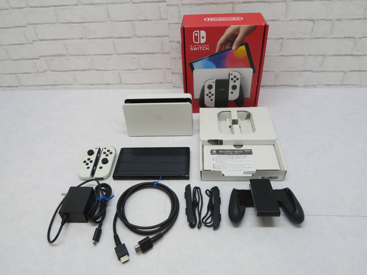 定番人気，送料無料 520 品 ニンテンドースイッチ有機EL Nintendo Switch 本体 ホワイト(ニンテンドースイッチ本体)｜売買されたオークション情報、yahooの商品情報をアーカイブ公開 - オークファン ニンテンドースイッチ本体