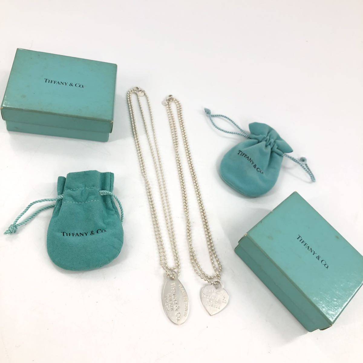 TIFFANY&Co△ネックレス2点セット』LB-431 ティファニー リターントゥ 