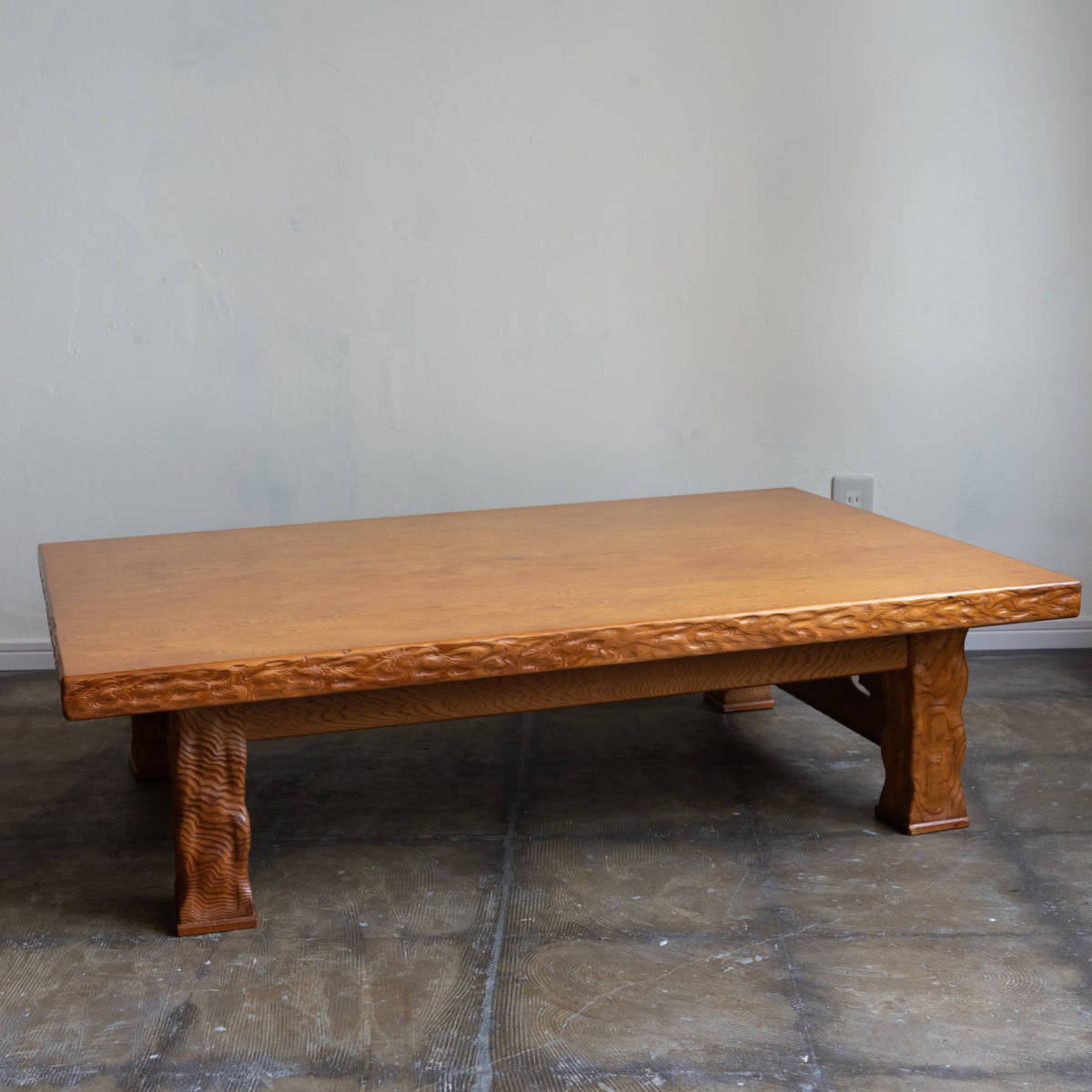 屋久杉 座卓 世界自然遺産 テーブル ローテーブル ソファテーブル 銘木 天然木 高級 センターテーブル 座敷 和室 和家具