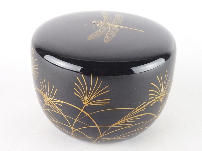 棗 螺鈿 魚 茶道具 棗 螺鈿 魚 茶道具