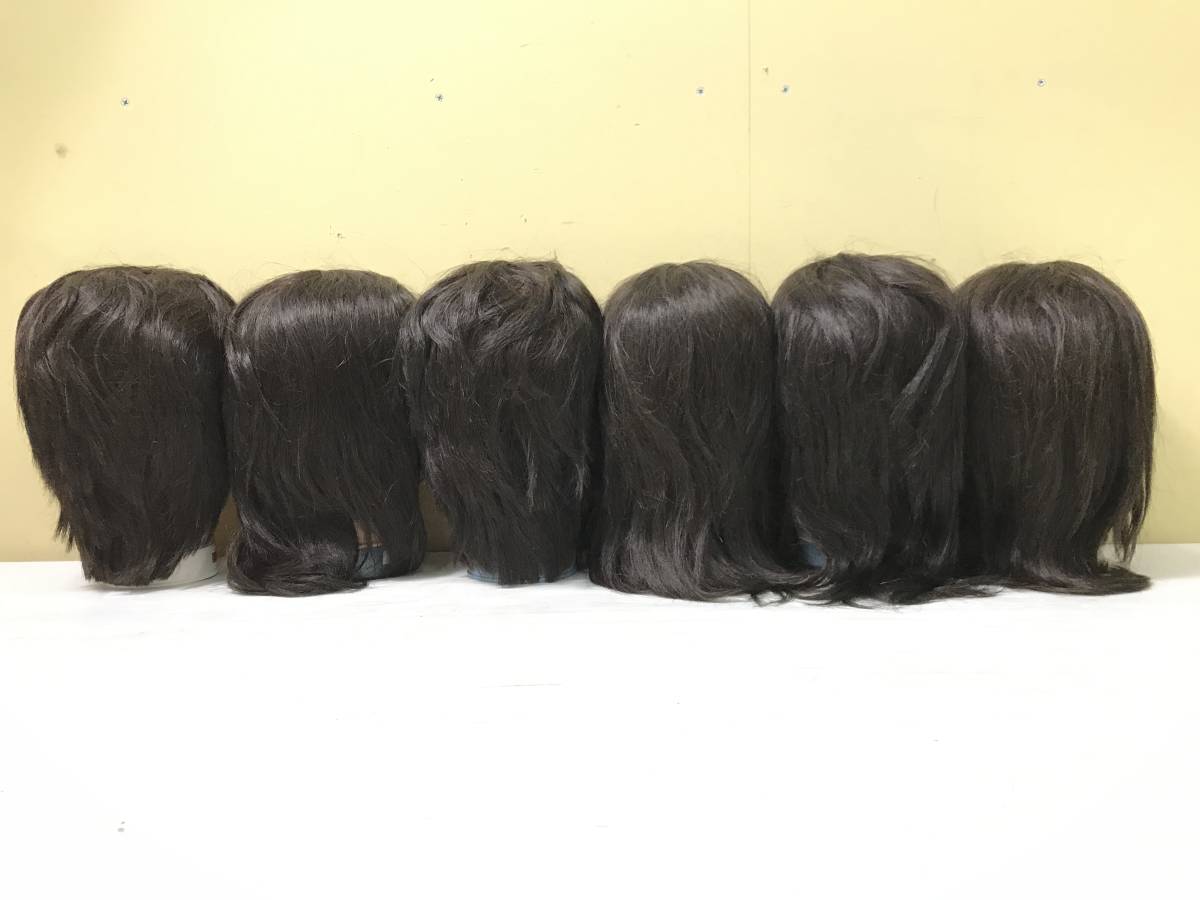 浜/ビューラックス/マネキン/カットウィッグ/モデルウィッグ/6体まとめ