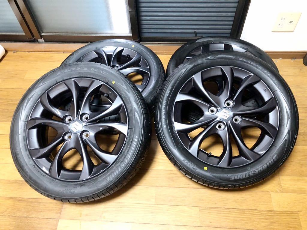 1円スタートBRIDGESTONE PLAYZ PZ-XC 165/60R15 4.5J+45 4H-100】4本 