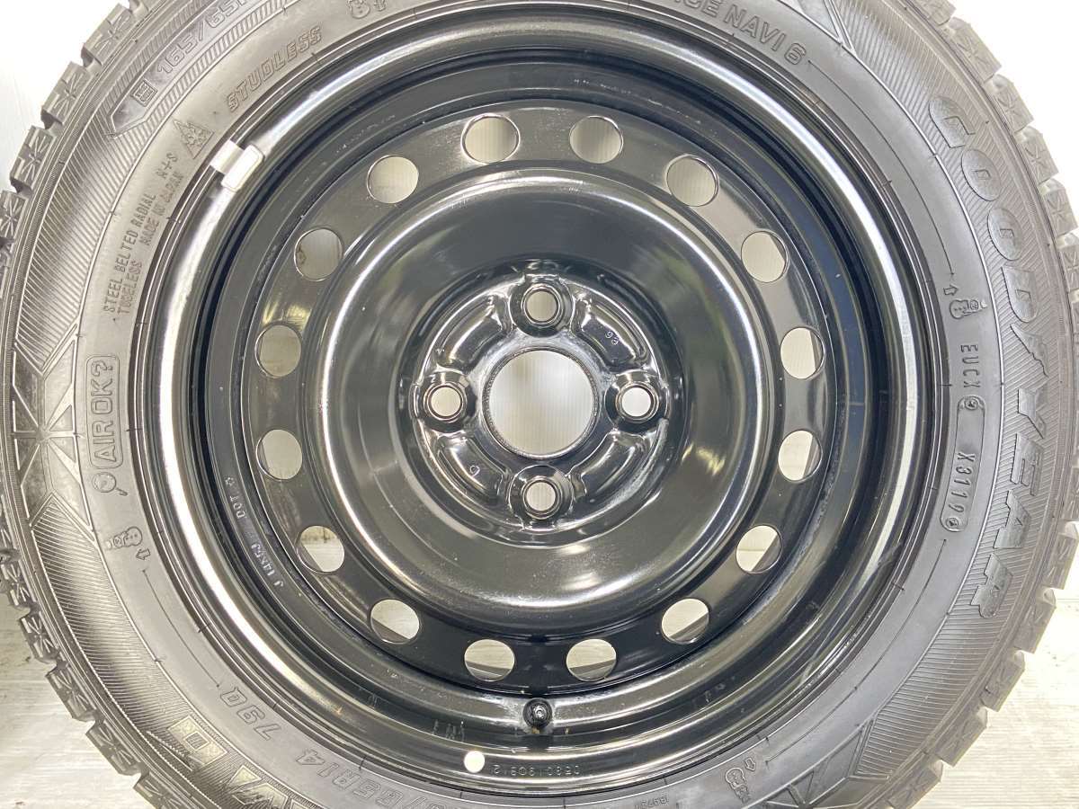 【23年製】グッドイヤー 165/65R14 スタッドレス アルミ付 4本セット 23年製】グッドイヤー 165/65R14 スタッドレス アルミ付 4本セット