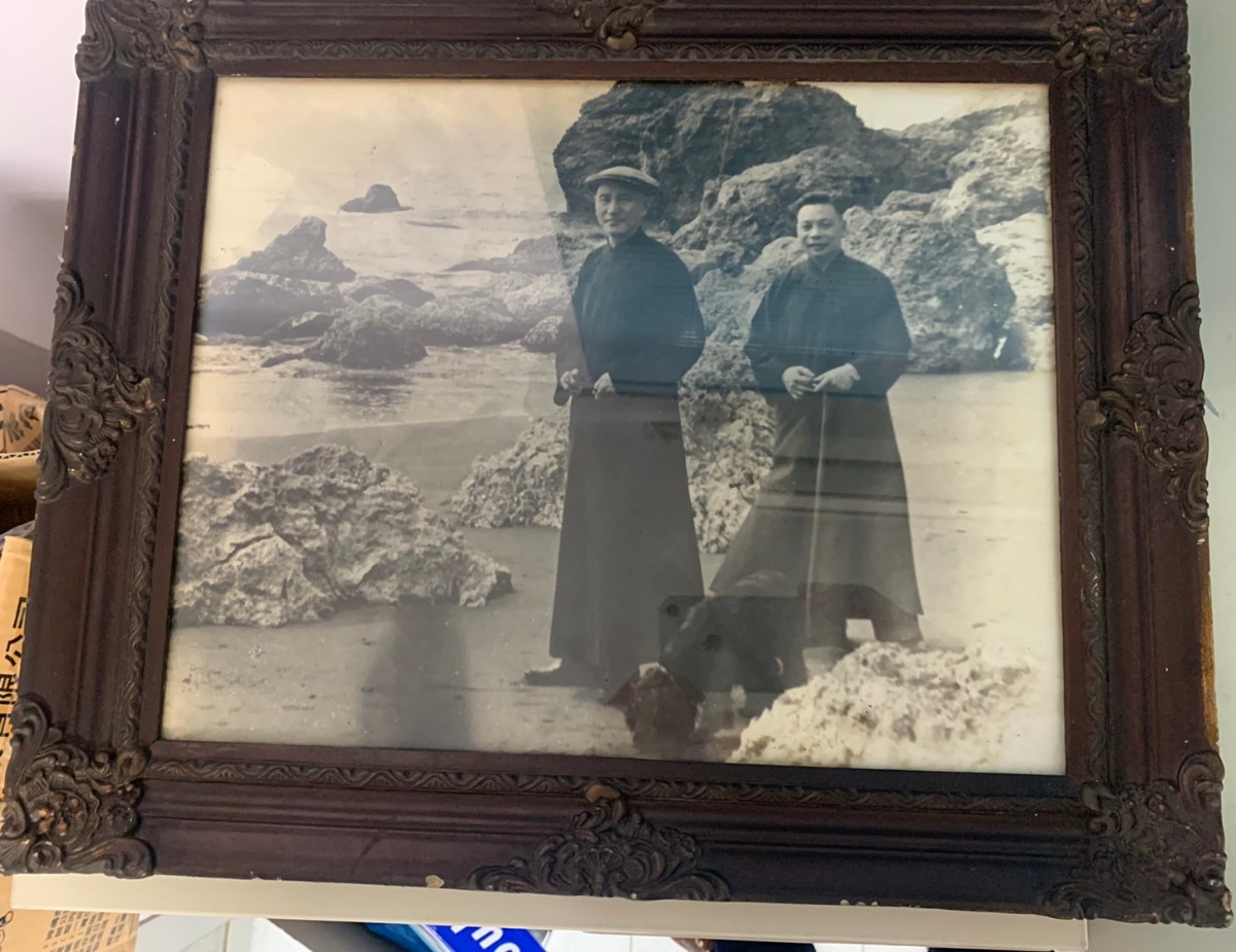 蒋介石　写真　額装　台湾 蒋介石写真額装台湾