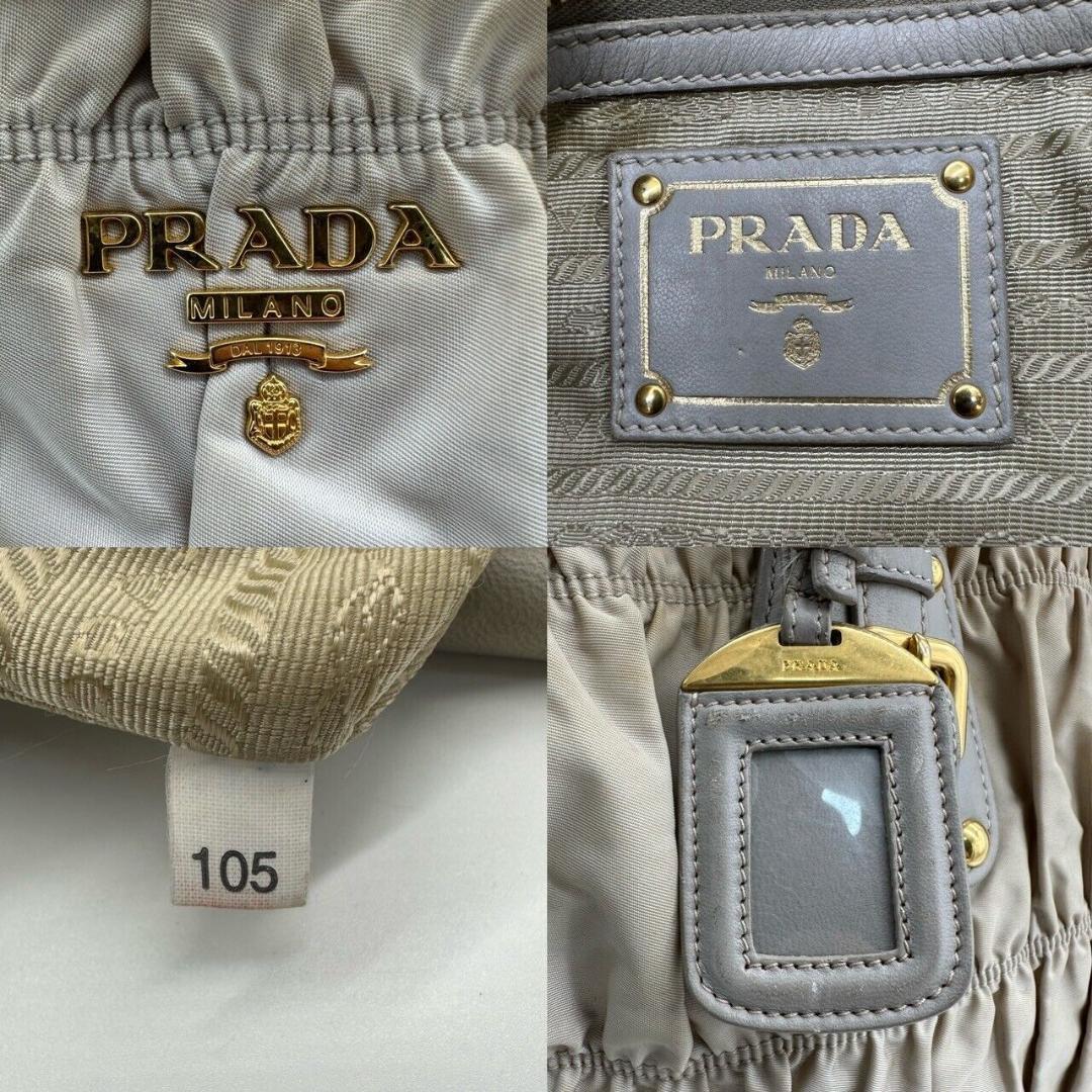 中古・古着通販PRADA (プラダ) ギャザー2WAYショルダーバッグ