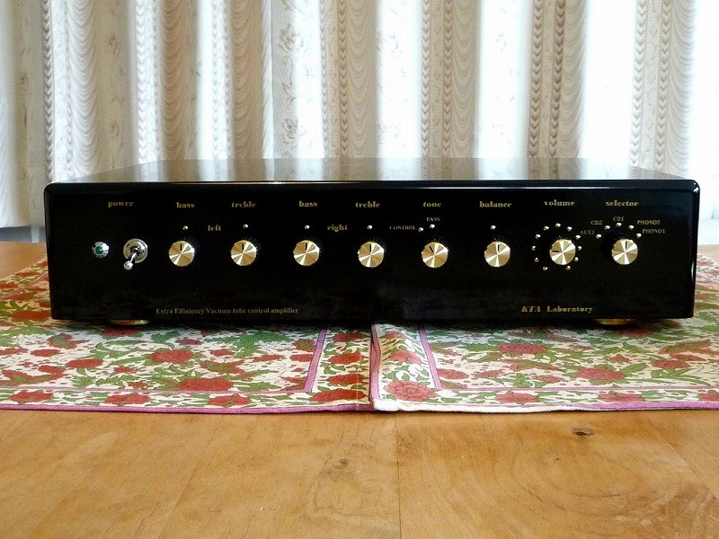 真空管プリアンプ（ハンドメイド）