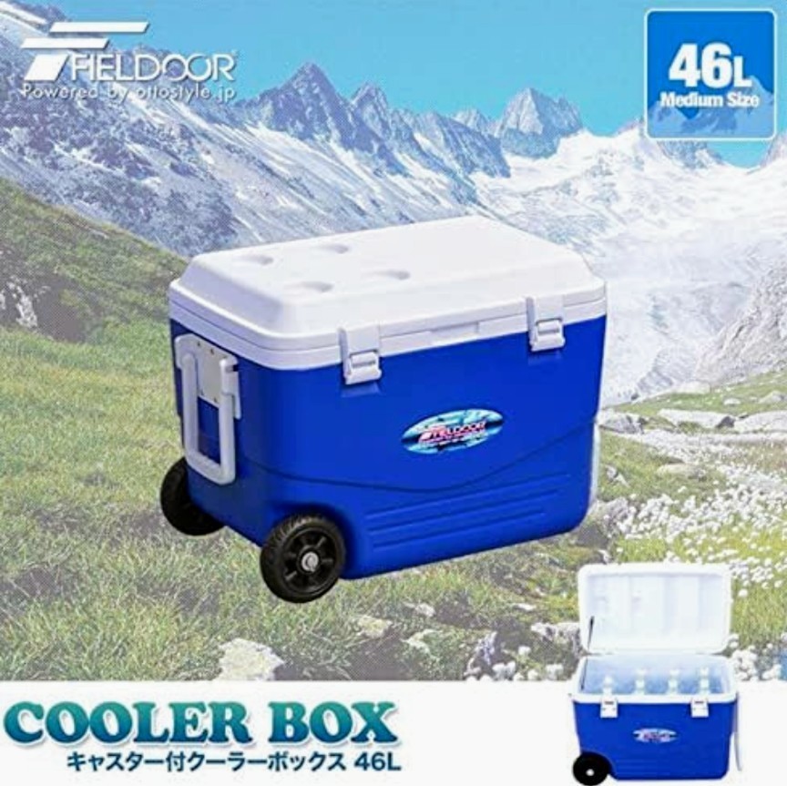 訳あり】FIELDOOR クーラーボックス 46L 2WAYハンドル クーラー
