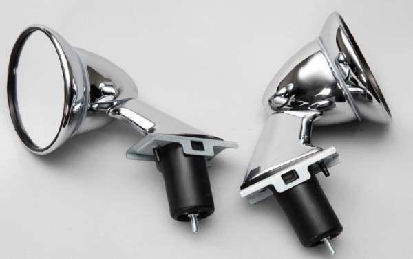 残少☆砲弾型 汎用フェンダーミラー 復刻版登場！ メッキポリッシュ
