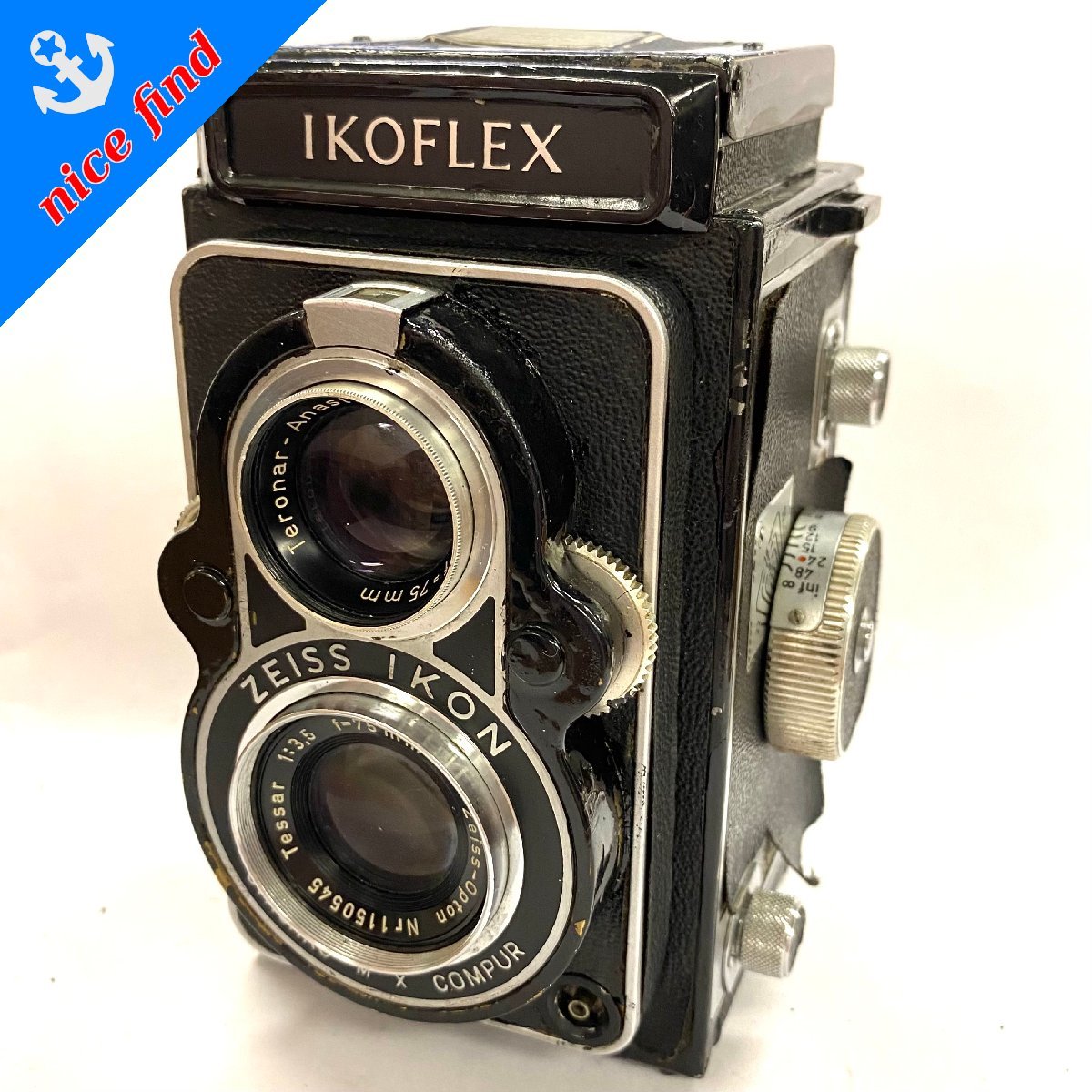 ◇ZEISS ◇ツァイスイコン ZEISS IKON◇IKOFLEX 本体 Tessar 3.5 75mm