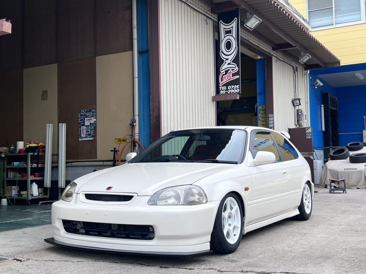 本物保証，2025 MozDesign EK 96civic FRP FrontLip シビック前期用 FRPリップスポイラー MOZCRAFT made in japan(フロント)｜売買されたオークション情報、yahooの商品情報をアーカイブ公開 - オークファン ホンダ用