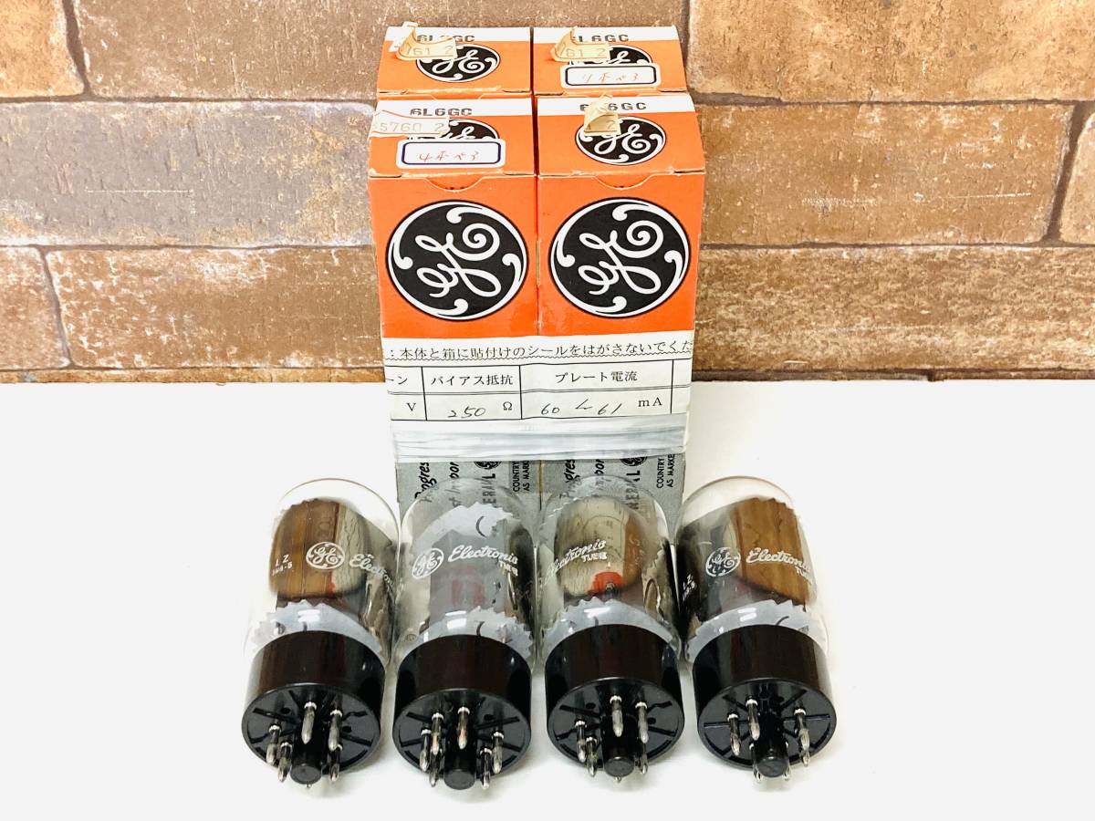 GE General Electric ゼネラル エレクトリック 真空管 6L6GC 4本ペア NO.435(真空管)｜売買されたオークション ...