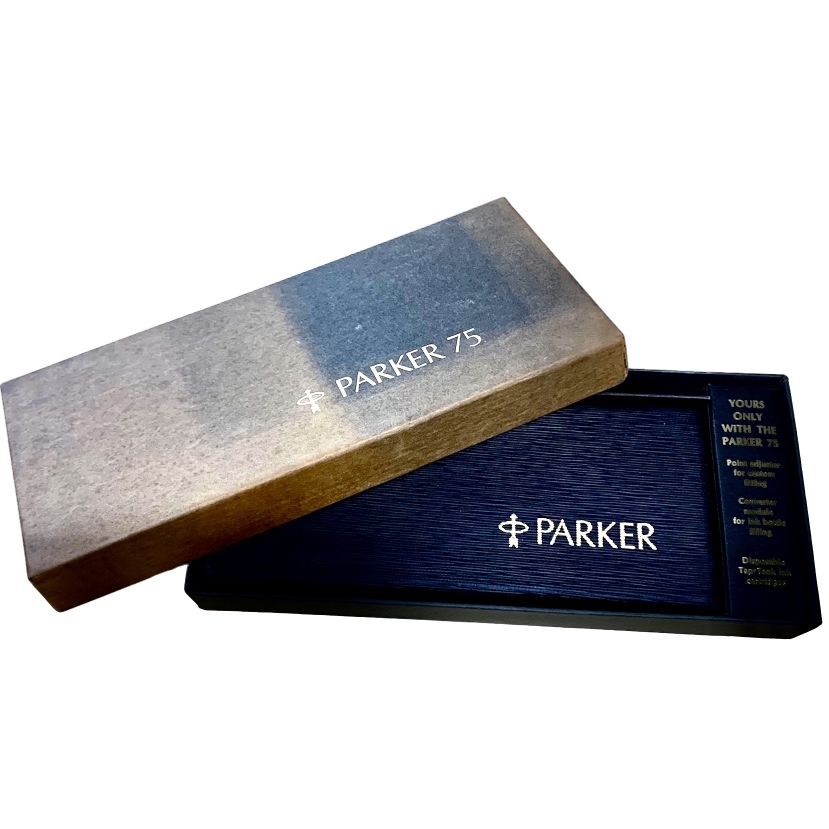 1円スタート】PARKER 75 パーカー 75 インク6本付き 万年筆 箱あり Made in