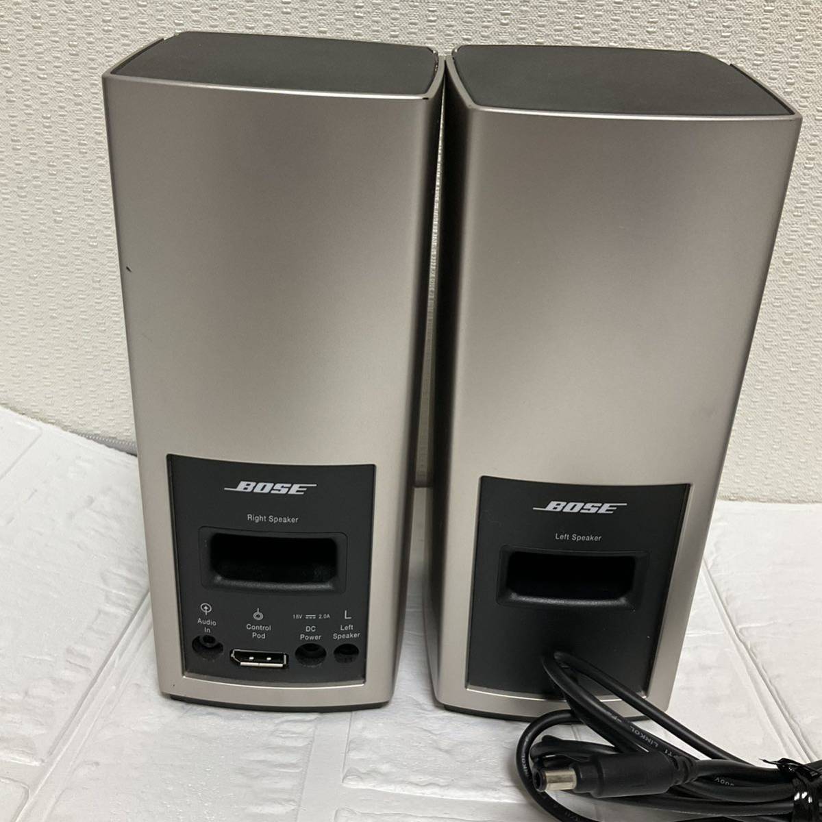 美品 BOSE Companion 20 マルチメディア スピーカー 付属品付き 【公式