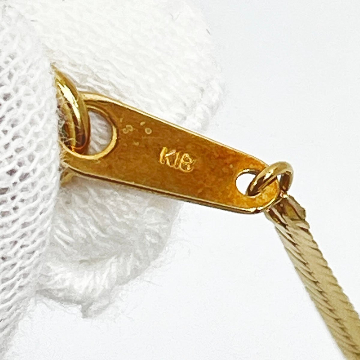 K18 スネーク ネックレス 造幣局刻印 約4.2g 全長：約45cm 幅：約2.0 