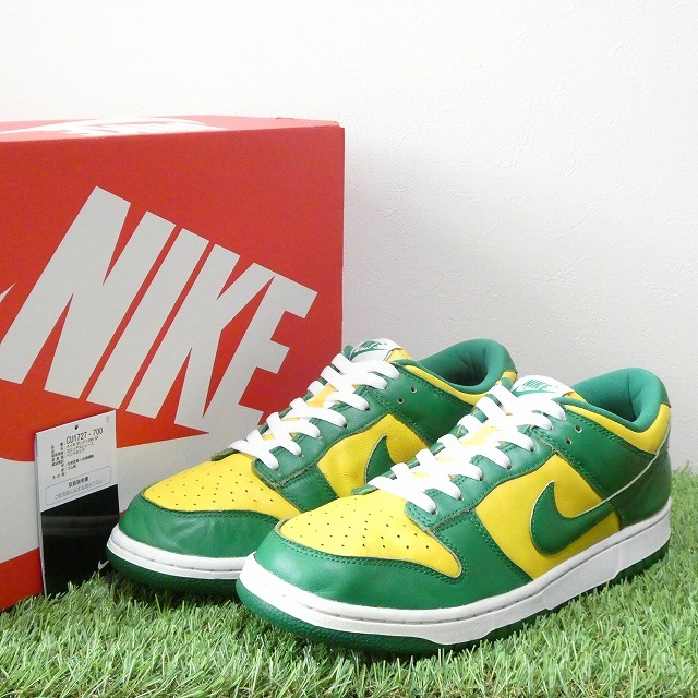 NIKE DUNK LOW SP BRAZIL ナイキ ダンク ロー エスピー ブラジル ホワイト/パイングリーン CU1727-700 27.0cm