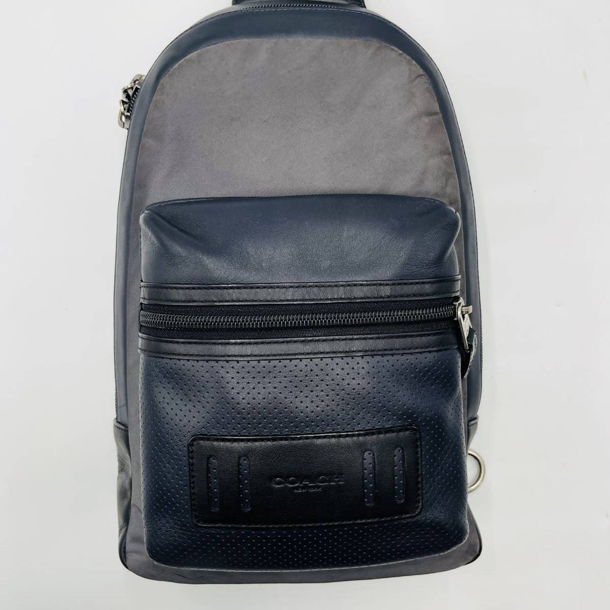 1円《稀少カラー》COACH コーチ ボディバッグ ショルダー 斜め掛け 