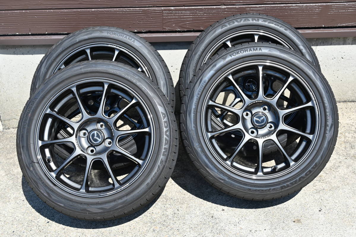 RAYS ZE40 16インチ 7j +45 タイヤ付き ロードスター純正オプション