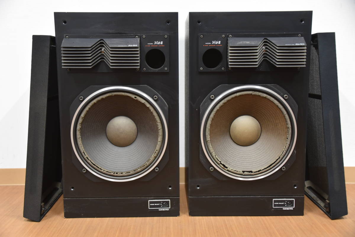 JY9-54【現状品】音出しOK｜ONKYO オンキヨー M6Ⅲ スピーカーペア｜ACOUSTIC LENS AL-60｜オーディオ機器・音響機器