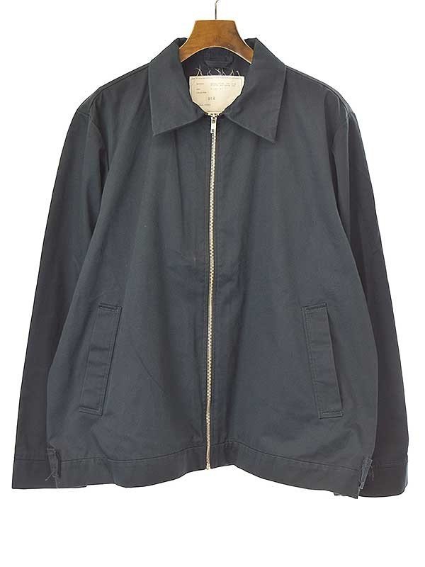 CAMIEL FORTGENS カミエルフォートヘンス 21AW SIMPLE JACKET コットンジップアップジャケット ネイビー M ITC8FN5TXWV8