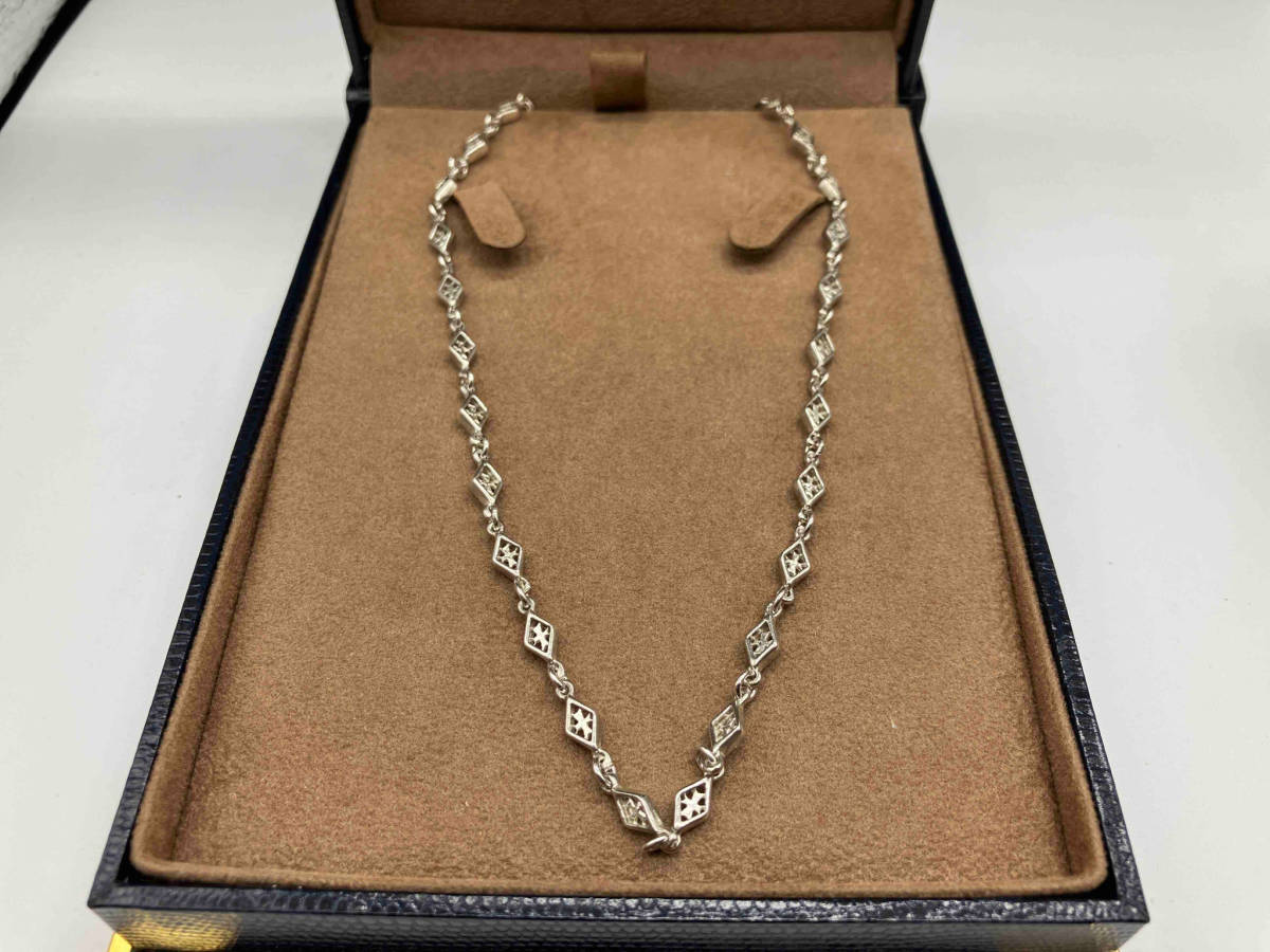 【即決】loree Rodkin SV 46cm 14.8g ブランドアクセサリー ローリーロドキン STG925 スターリングシルバー ネックレス 箱付き