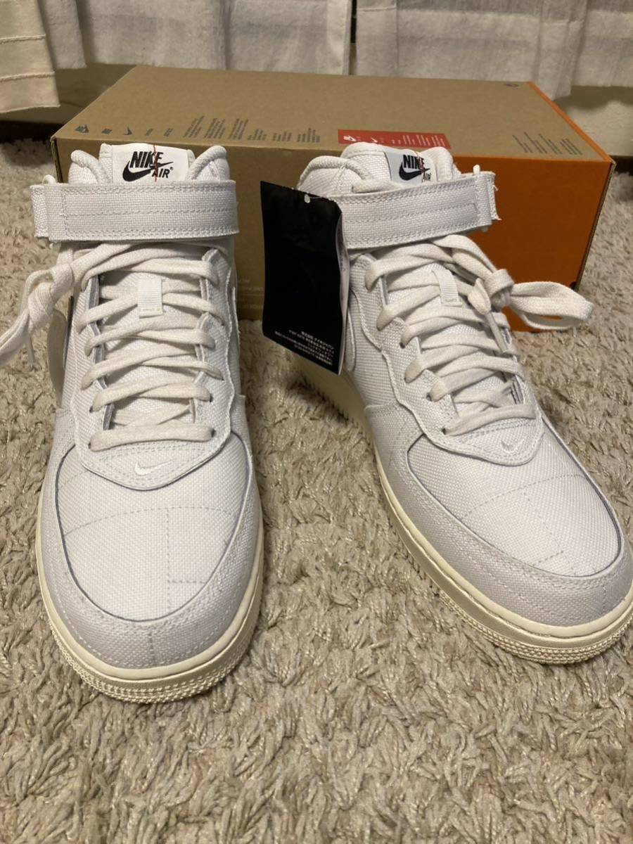 Nike WMNS Air Force 1 '07 Mid LX Summit Whiteナイキ ウィメンズ エアフォース1 '07 ミッド LX サミットホワイト 27.5cm