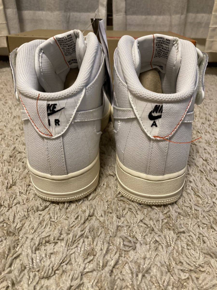 Nike WMNS Air Force 1 '07 Mid LX Summit Whiteナイキ ウィメンズ エアフォース1 '07 ミッド LX サミットホワイト 27.5cm
