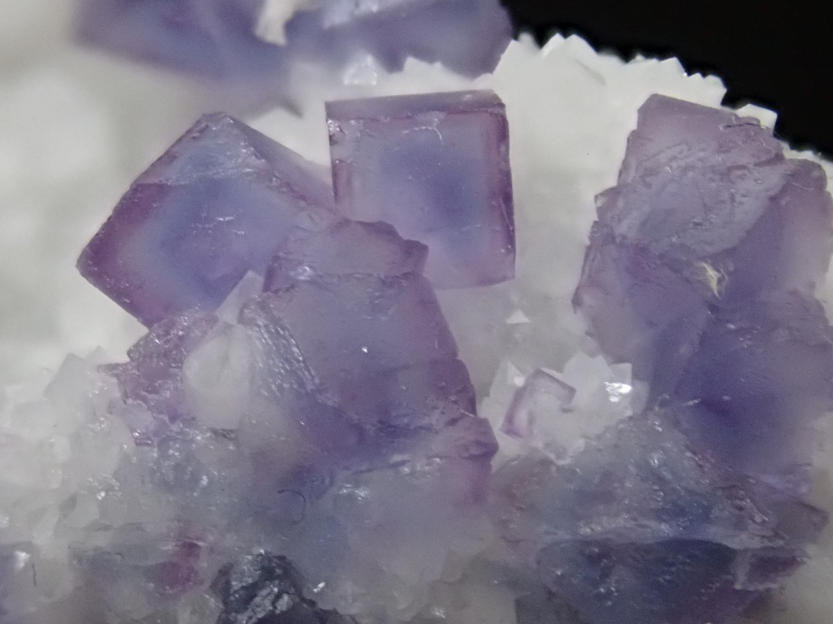 ヤオガンシャン フローライト&クォーツ 蛍石&水晶 原石 標本 Size65×32