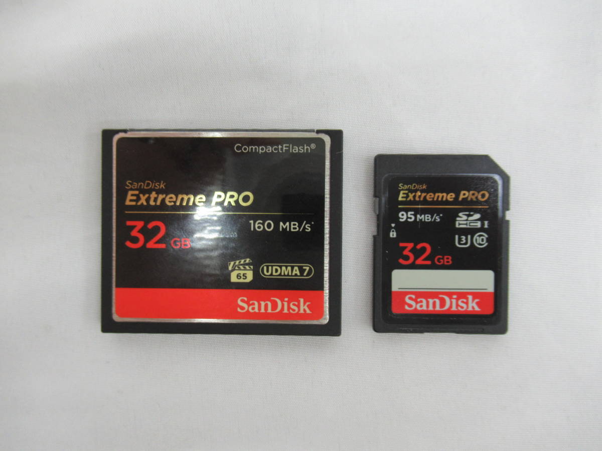 まずまずの美品】SanDisk CFカード 32GB UDMA7 Extreme PRO SDHC 
