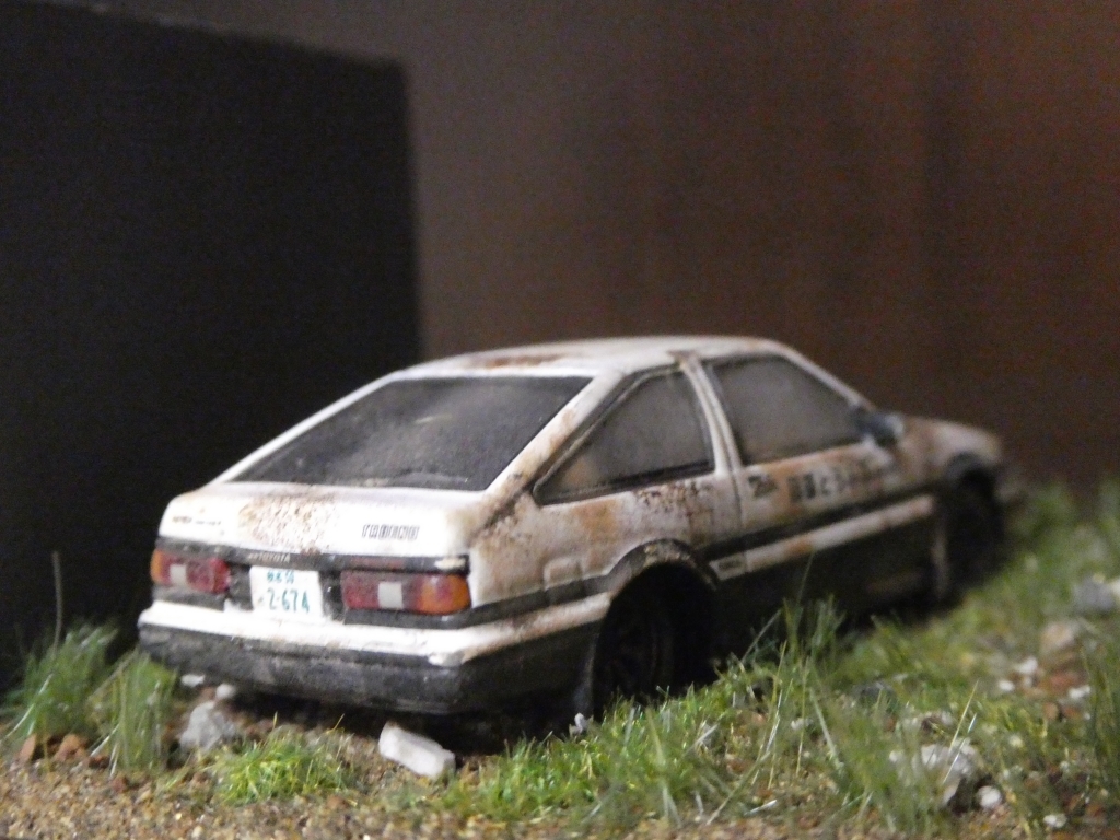 頭 文字 d ジオラマ 車 Initial D イニシャルD 風 いろは坂バトル