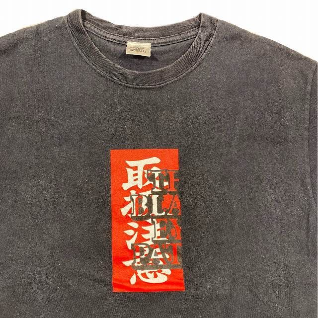 18SS ブラックアイパッチ THE BLACK EYE PATCH 取扱注意ロゴ プリント