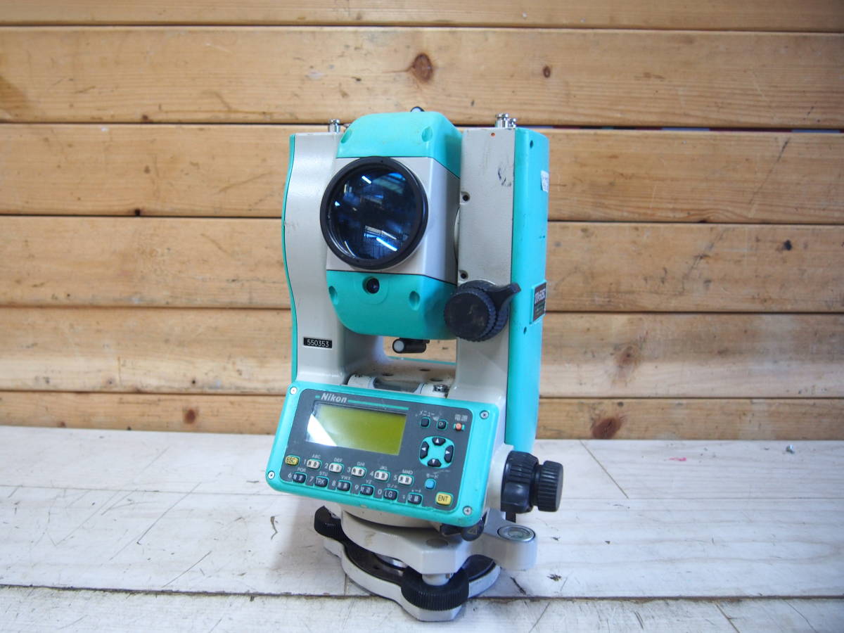 ☆【2H0921-8@】 NIKON ニコン 着脱式トータルステーション 測量機器 DTM-505C ジャンク