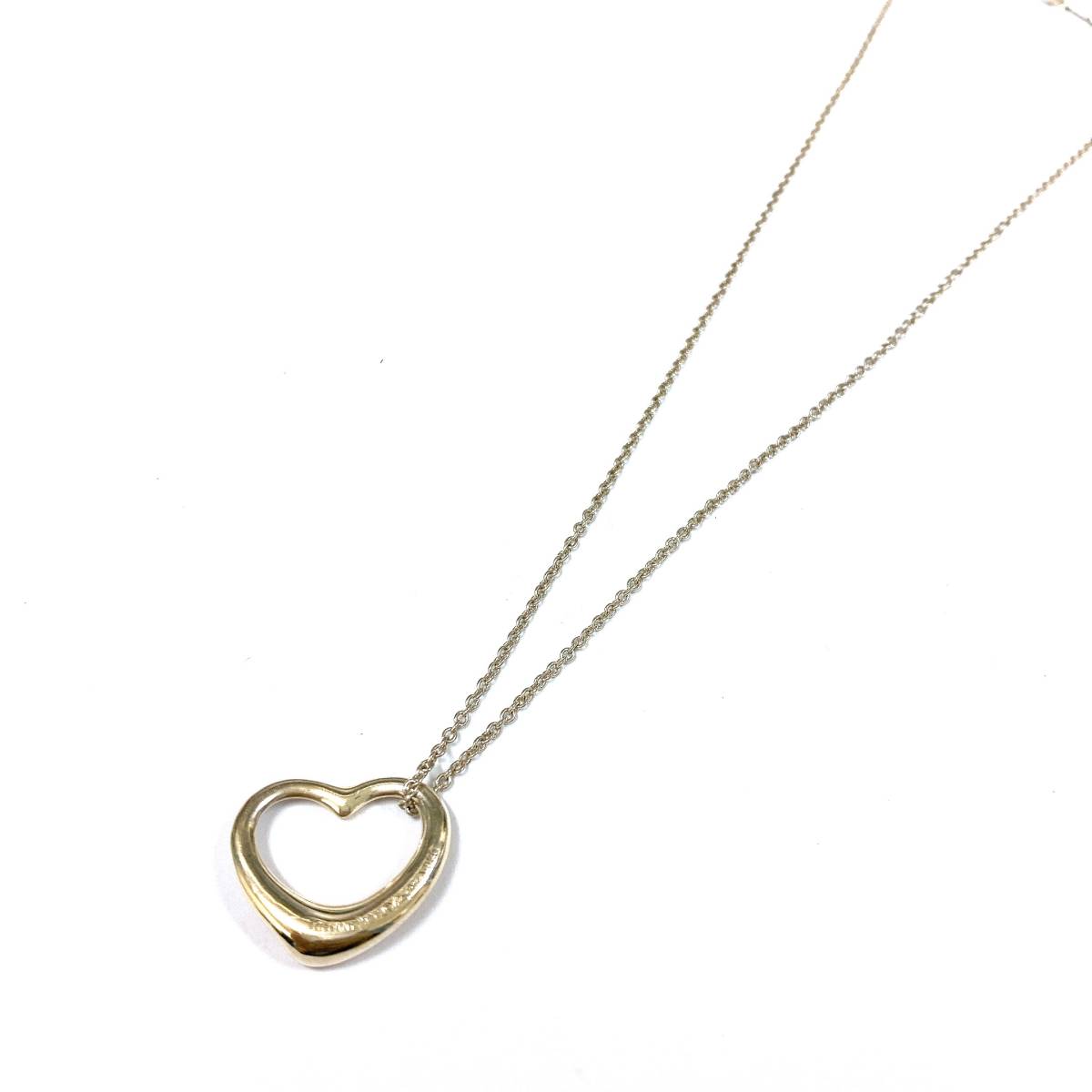 72084 TIFFANY＆Co. ティファニー オープンハート SV925 ネックレス