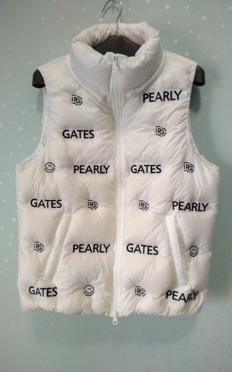 未使用品　パーリーゲイツ　ベストダウン パーリーゲイツダウンベスト5 パーリーゲイツ PEARLY GATES グレー