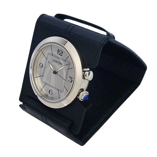 1円～Cartier カルティエ パシャ トラベルクロック 3091 置き時計 動作