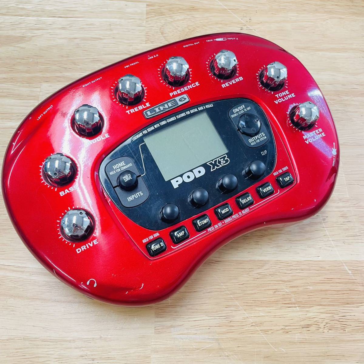 LINE6 POD X3 LIVE アンプシミュレータ 訳アリ
