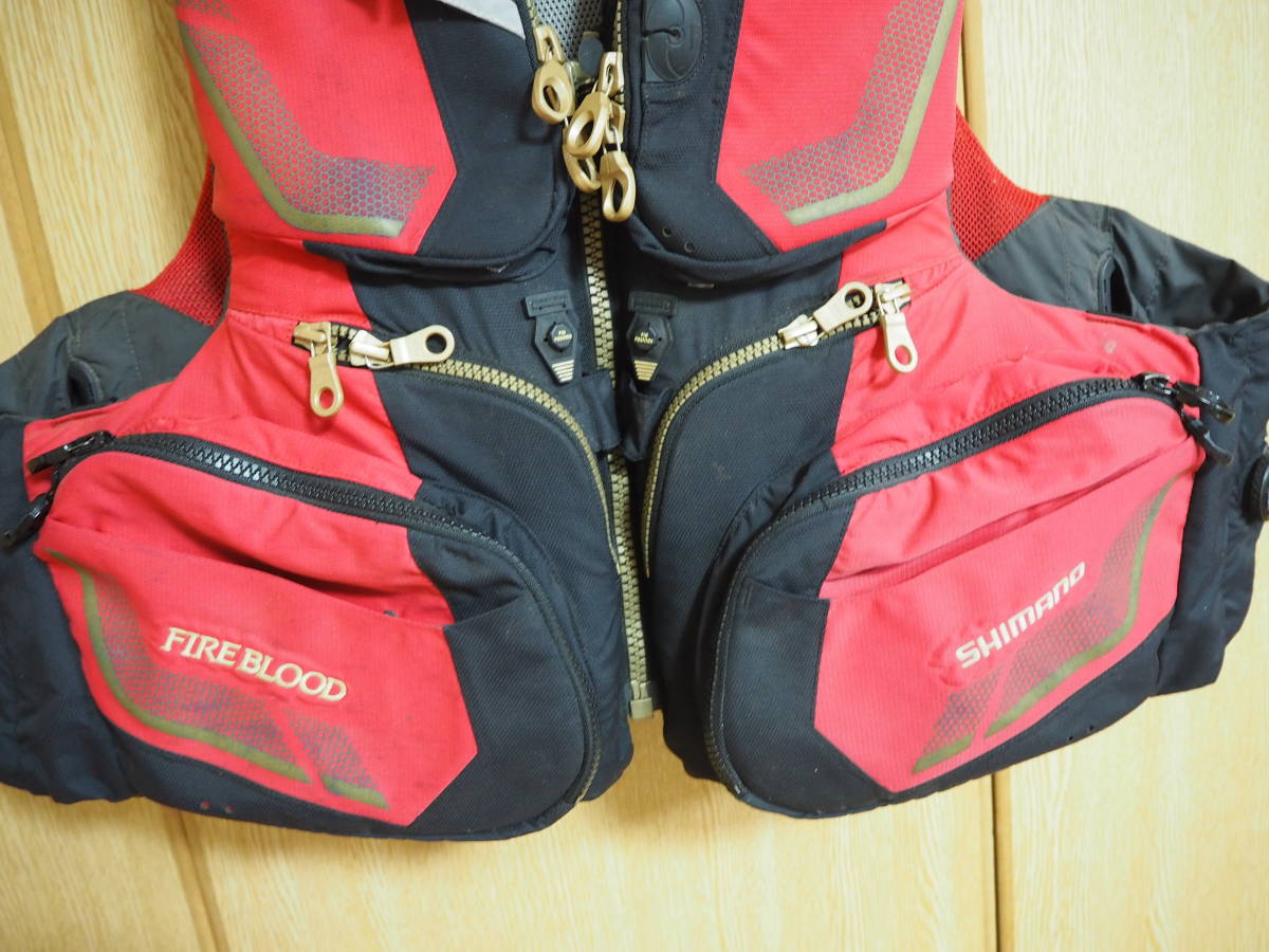 フローティングベスト ♪♪美品 シマノ ファイアブラッド リミテッド