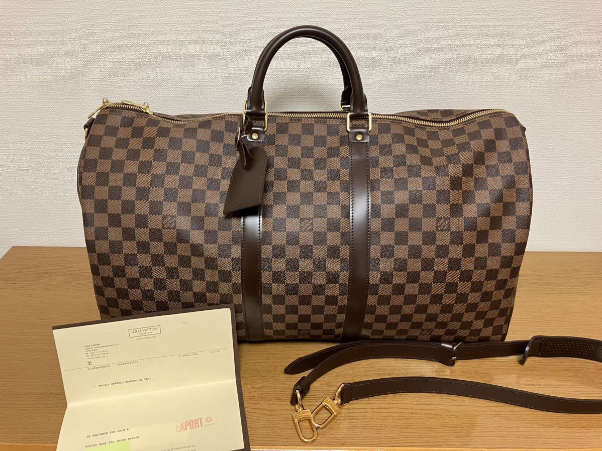 LOUIS VUITTON ルイヴィトン キーポル55 ダミエ ボストンバッグ N41414